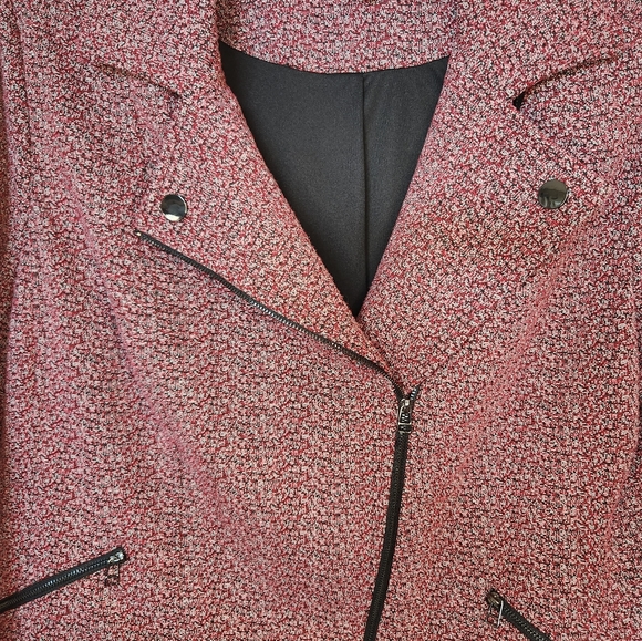 WESTPORT SIZE 2X asymmetrical zip front, fully lined. Like new condition moto - Picture 5 of 9